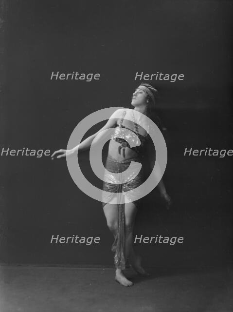 Miss Yvonne, 1918 Dec. 30. Creator: Arnold Genthe.