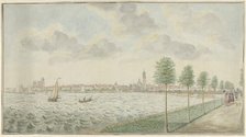 View of Kampen from the riverbank, 1770-1810. Creator: Pieter Remmers.