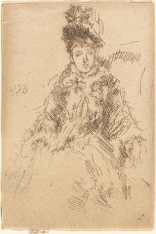 Miss Lenoir, c. 1887. Creator: James Abbott McNeill Whistler.