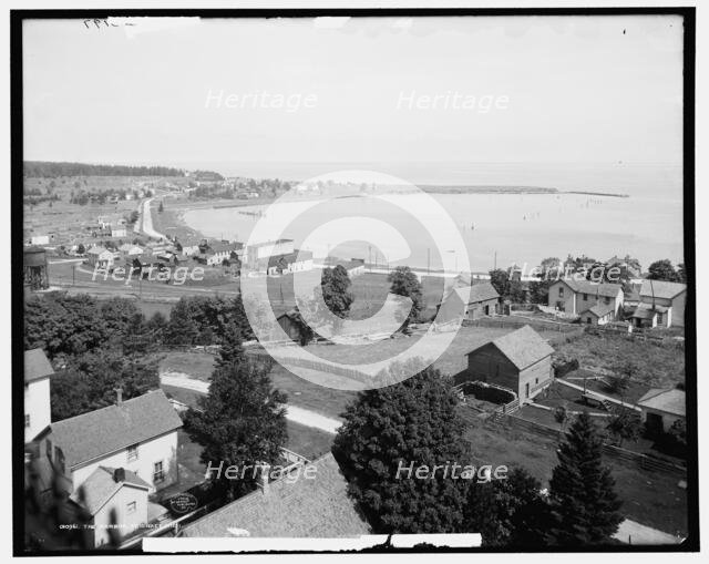 The Harbor, St. Ignace, Mich., c1906. Creator: Unknown.