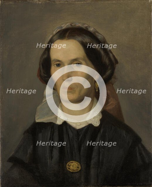 Portrait of Joanna Dziubandowska, c1860. Creator: Aleksander Kotsis.