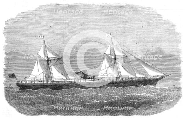 The Calcutta and China New Line ship Vibilia, 1872. Creator: Unknown.