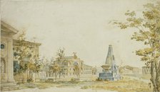 The Square in Kherson, 1797. Artist: Alexeyev, Fyodor Yakovlevich (1753-1824)