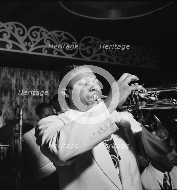 Portrait of Cat Anderson, Aquarium, New York, N.Y., 1946. Creator: William Paul Gottlieb.