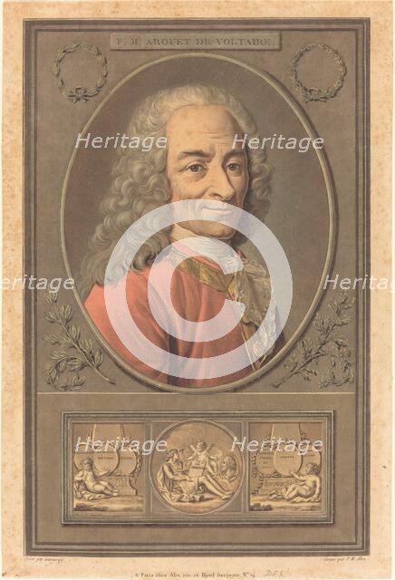 F.M. Arouet de Voltaire. Creator: Pierre Michel Alix.