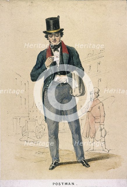 A postman, 1855. Artist: Day & Son