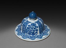 Vase with Cover (lid), Qing dynasty (1644-1912), Kangxi reign (1661-1722). Creator: Unknown.