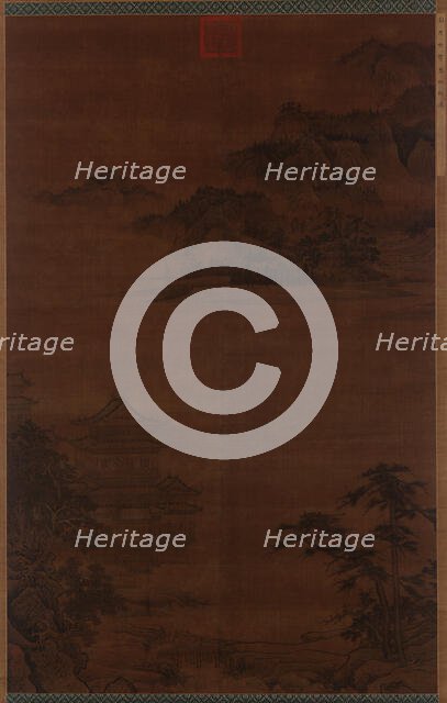 Bringing a Lute to an Immortal's Pavilion, 14th century. Creator: Unknown.