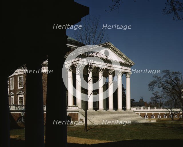Rotunda of the University of Virginia, Charlottesville, Va., 1943. Creator: John Collier.
