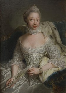 Sofia Charlotta, 1744-1818, Princess of Mecklenburg-Strelitz, Queen of England, 1762. Creator: Georg David Matthieu.