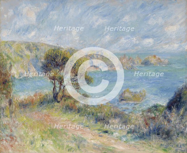 View At Guernsey, 1883. Creator: Pierre-Auguste Renoir.