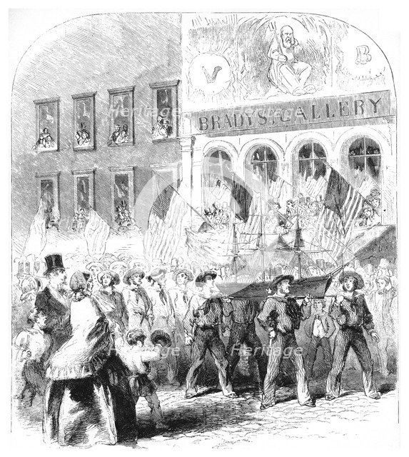 'The Atlantic Telegraph Cable, Parade', c1858. Artist: Unknown