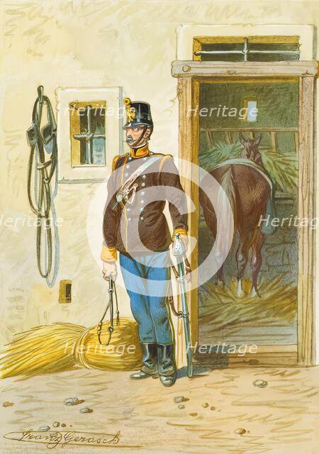 Soldier, undated. Creator: Franz Gerasch.