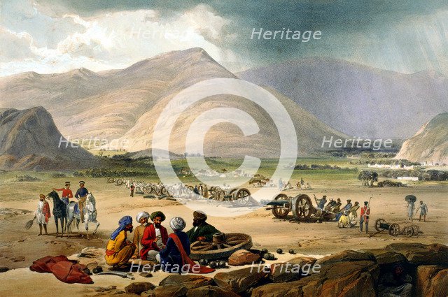 First Anglo-Afghan War, 1838-1842. Artist: James Atkinson