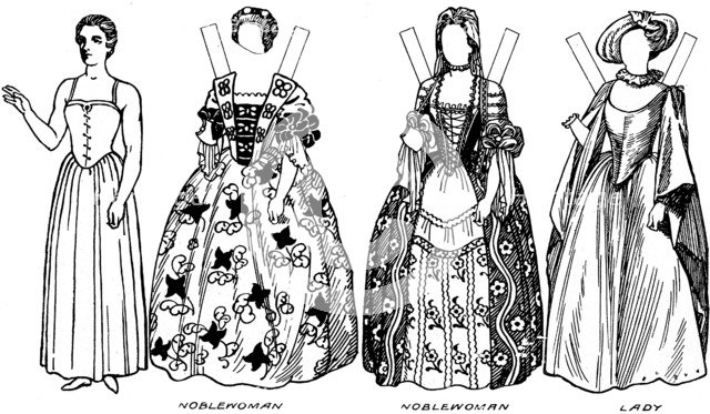 'Gallery of Historic Costume: What People Wore in Early Georgian Days', c1934. Artist: Unknown.