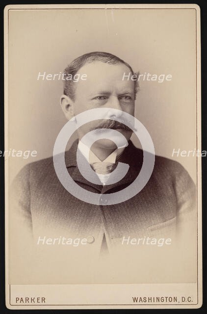 Portrait of Dr. James Milton Flint (1838-1919), Between 1887 and 1904. Creator: Charles Parker.