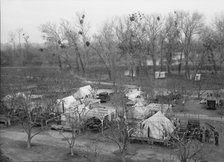 Farm Security Administration (FSA) temporary camp for migrants, Gridley, California, 1939. Creator: Dorothea Lange.