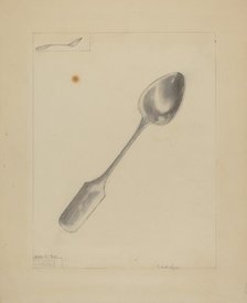 Silver Spoon, 1935/1942. Creator: Columbus Simpson.