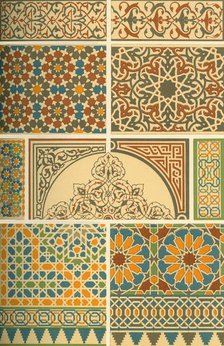 Arab-Moorish mosaic and glazed clay work, (1898). Creator: Unknown.