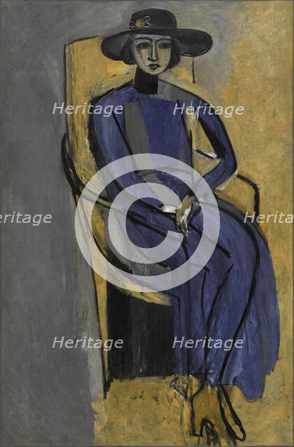 Portrait of Greta Prozor, 1916. Creator: Henri Matisse.