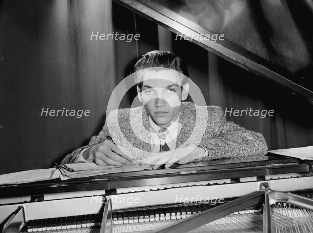 Portrait of Bob Graettinger, New York, N.Y., 1946. Creator: William Paul Gottlieb.