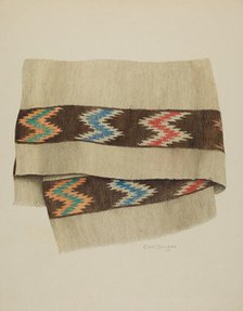 Blanket, 1935/1942. Creator: Ethel Dougan.