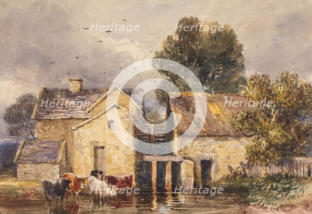 A Water Mill, 1836. Creator: David Cox the Elder.