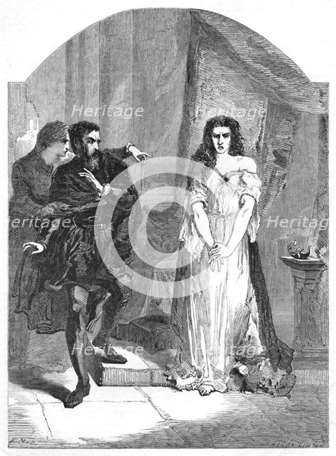 'Macbeth Act V. Scene I', c1870. Artist: Henry Linton.