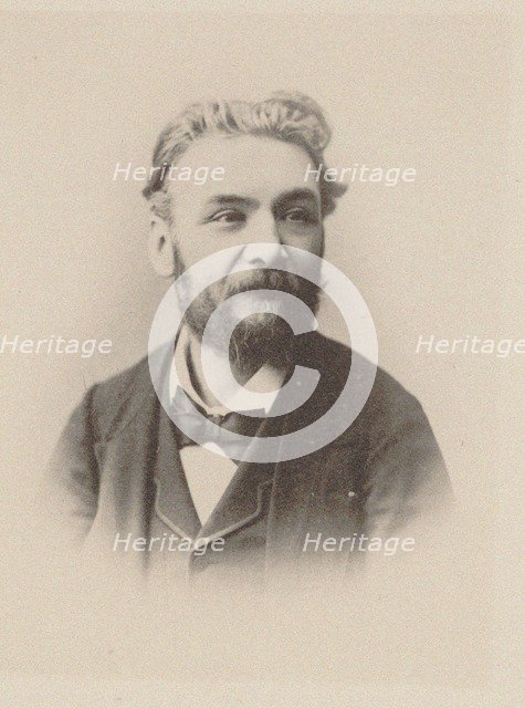 Portrait of the composer Ernest Guiraud (1837-1892), 1887.