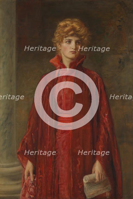 Portia, 1886. Creator: John Everett Millais.