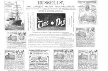 Page of advertisements, 1883. Creator: Unknown.