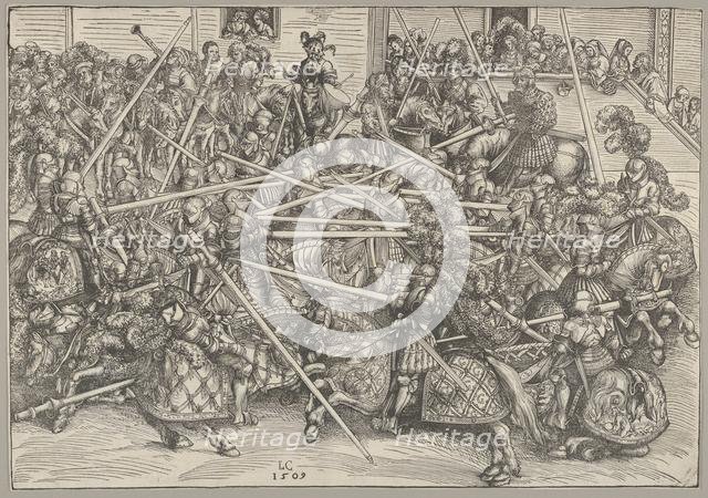 The Third Tournament, 1509. Creator: Lucas Cranach the Elder.