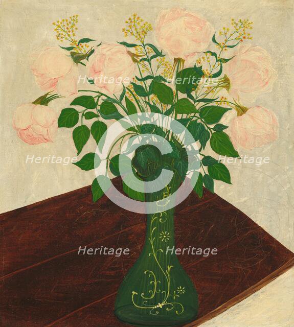 Pink Roses, fourth quarter 19th century. Creator: Unknown.