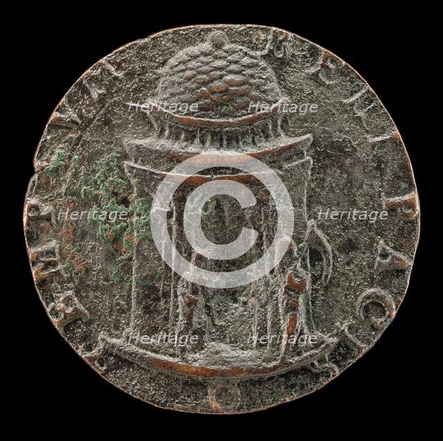 Time Carrying a Scythe [reverse], 16th century. Creator: Unknown.