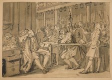 Sketch for 'Industry and Idleness' - Plate X, 1747. Artist: William Hogarth.