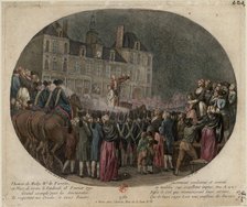 The Execution of Thomas de Mahy, Marquis de Favras (1744-1790), February 18, 1790, 1790. Creator: Caresme, Jacques Philippe (1734-1796).