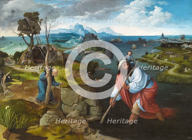 Landscape with Saint Christopher, ca 1524. Artist: Patinir, Joachim (ca. 1480-1524)