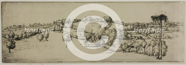 Landscape, Brittany, 1907. Creator: Donald Shaw MacLaughlan.