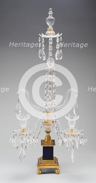 Candelabra, England, 1780/1800. Creator: Unknown.