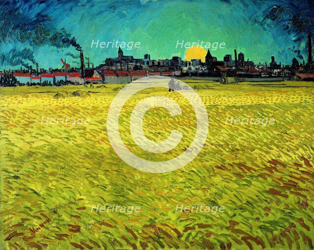 Summer evening, 1888. Creator: Gogh, Vincent, van (1853-1890).