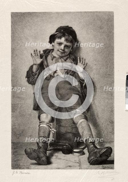 Im Perfectly Happy, 1886. Creator: Richard Alexander Muller (American).