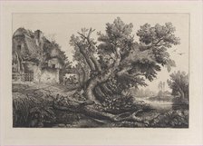 La Tonnelle, 1838. Creator: Charles Francois Daubigny.