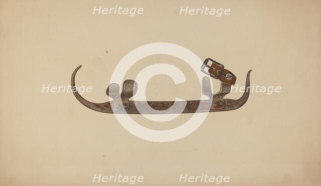 File Skates, c. 1940. Creator: Sydney Roberts.