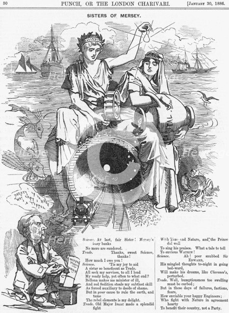 'Sisters of Mersey', 1886. Artist: Unknown