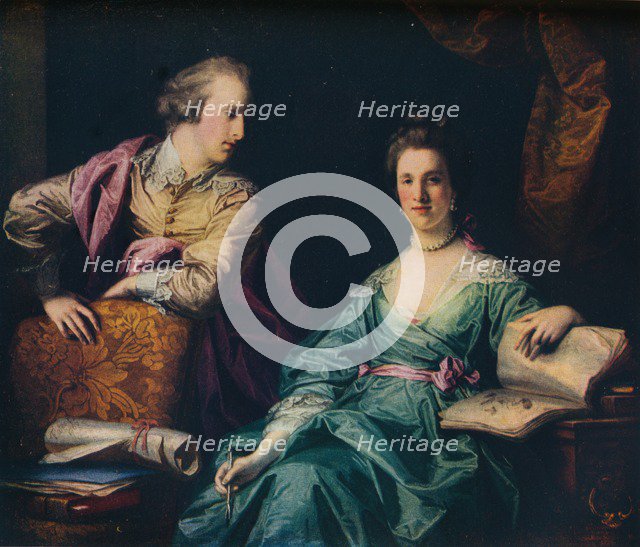'Isabel and Thomas Crathorne', 1767. Artist: Francis Cotes.