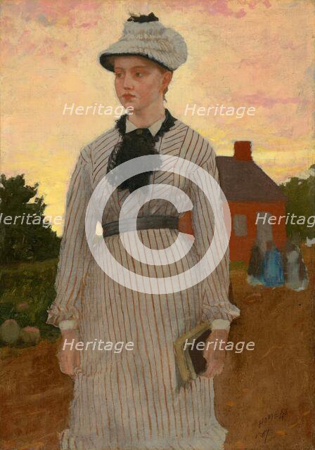 The Red School House, 1873. Creator: Winslow Homer.