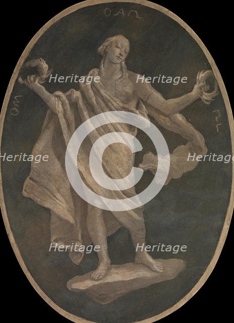 A Virtue, Possibly Patriotism, 1760. Creator: Workshop of Giovanni Battista Tiepolo.