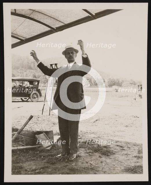 Portrait of Albert Francis Zahm (1862-1954), 1914. Creator: Charles Doolittle Walcott.