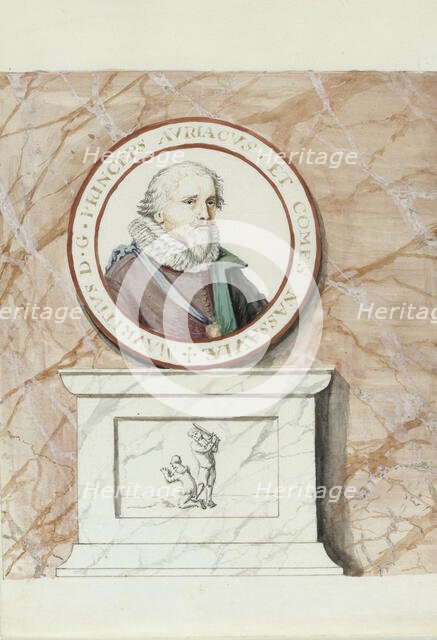 Portrait of Prince Maurits, 1710-1720. Creator: Anon.