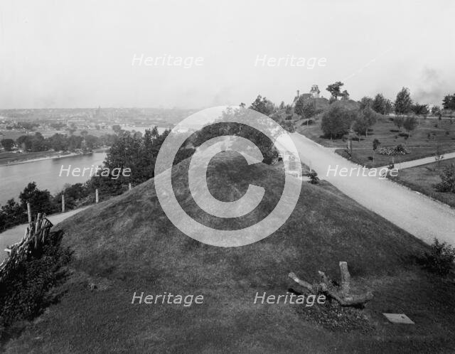 St. Paul, Minn. from the Indian mounds, between 1880 and 1899. Creator: Unknown.